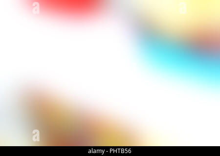 Abstract pastello colorato morbida liscia sfocato sfondo testurizzata off focus virati al rosso, azzurro e il colore bianco. Può essere usato come una carta da parati o per Foto Stock