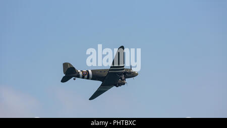 Regno Unito Bournemouth Air Festival è nei suoi 0 anni le folle che accorrono per vedere l'incredibile display di volo. Tutti e quattro i giorni sono stati al sole con cancellazioni n. Foto Stock