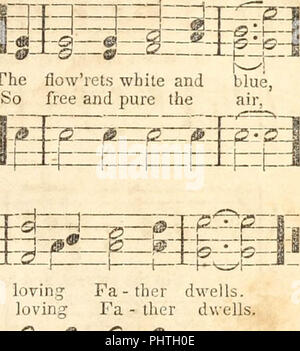 Il cantante di scuola : o, coro giovani's companion: una scelta raccolta di musica originale e selezionata, per i bambini delle scuole di canto, Sabbath scuole, scuole pubbliche, accademie, selezionare le classi, ecc. ... Inoltre, un corso completo di istruzione negli elementi di musica vocale, fondata sul sistema tedesco di Kübler Foto Stock