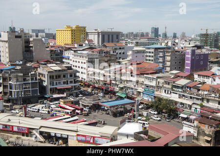 Cambogia Phnom Penh Mercato Centrale Psar Thmei Foto Stock