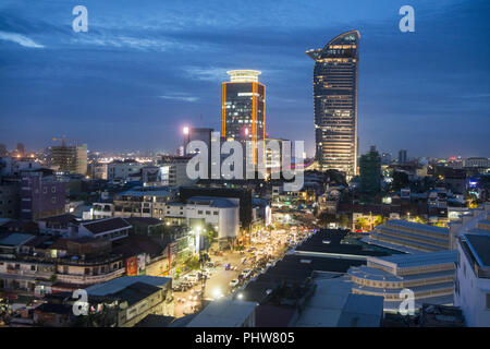 Cambogia Phnom Penh Mercato Centrale Psar Thmei Foto Stock