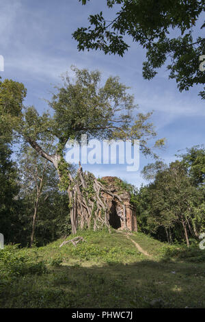 Cambogia Kampong Thom SAMBOR PREI KUK TEMPIO Foto Stock