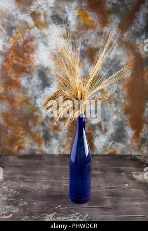 Bouquet di grano secco spikelets Foto Stock