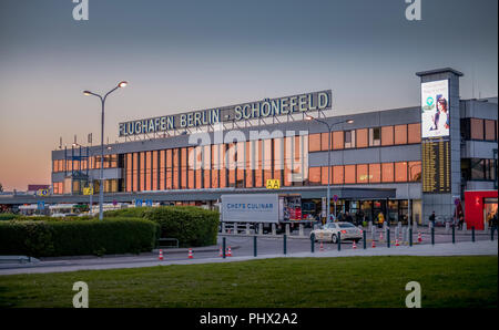 Il terminale A, Flughafen, Schoenefeld, Brandeburgo, Deutschland Foto Stock