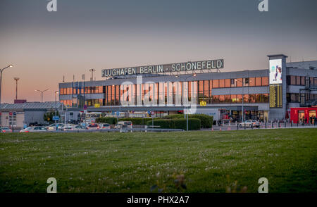 Il terminale A, Flughafen, Schoenefeld, Brandeburgo, Deutschland Foto Stock