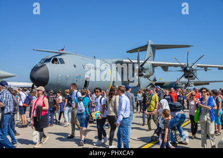 Airbus A400M, ILA 2018, Schoenefeld, Brandeburgo, Deutschland Foto Stock