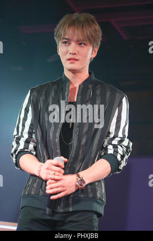 Jae-Joong (JYJ), 30 agosto 2018 : cantante coreano KIM Joong Jae assiste le miche Bloomin' Summer Festival evento in Tokyo, Giappone. Credito: Pasya/AFLO/Alamy Live News Foto Stock