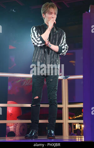 Jae-Joong (JYJ), 30 agosto 2018 : cantante coreano KIM Joong Jae assiste le miche Bloomin' Summer Festival evento in Tokyo, Giappone. Credito: Pasya/AFLO/Alamy Live News Foto Stock