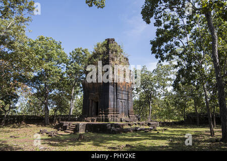 Cambogia SRA EM PRASAT Koh Ker tempio Khmer Foto Stock