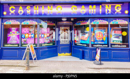 Gioco Cashino ingresso posteriore di Bewell street Hereford REGNO UNITO. Foto Stock