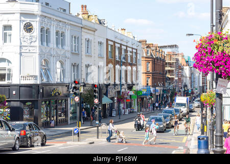 Putney High Street, Putney, London Borough of Wandsworth, Greater London, England, Regno Unito Foto Stock