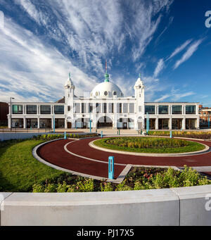 Città spagnola, Whitley Bay, North Tyneside, Inghilterra Foto Stock