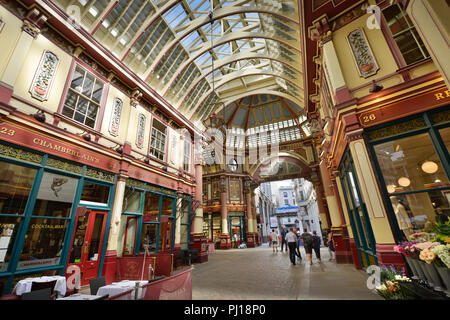 Mercato Leadenhall, il quartiere finanziario di Londra, Inghilterra, Grossbritannien Foto Stock