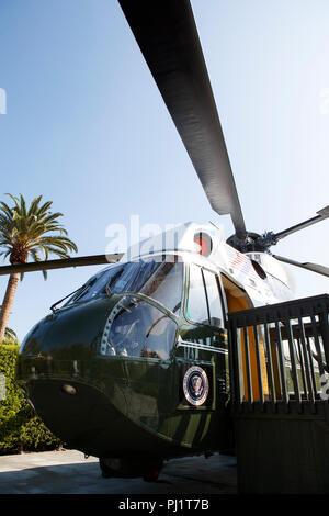 Sikorsky VH 3A 'Sea re' (bureau numero 150617), Marine un esercito / Uno, il Richard Nixon Presidential Library and Museum, Yorba Linda, California, Stati Uniti d'America Foto Stock