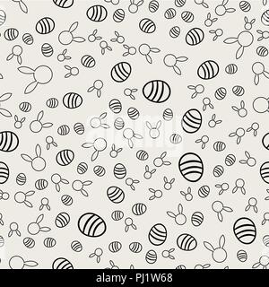 Modello senza giunture dello sfondo. Astratto e concezione classica. Geometrico design creativo elegante tema. Illustrazione Vettore. I colori nero e bianco. Illustrazione Vettoriale