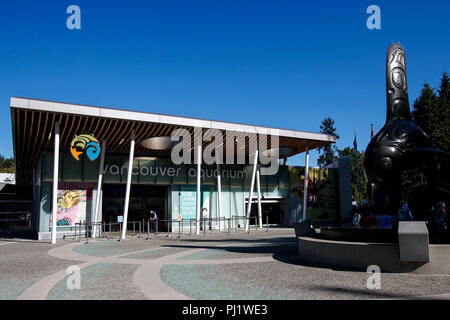 Vancouver Aquarium Marine Science Centre, Stanley Park, Vancouver, British Columbia, Canada Foto Stock