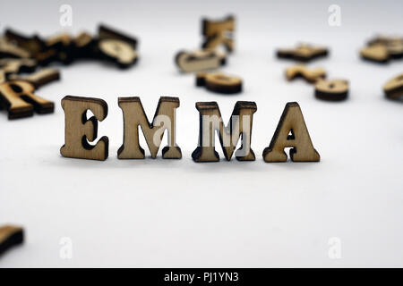 Prima femmina nome emma Foto Stock