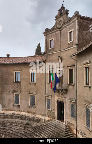 Palazzo Colonna Barberini, Museo Archeologico, Palestrina, Lazio, Italia Foto Stock