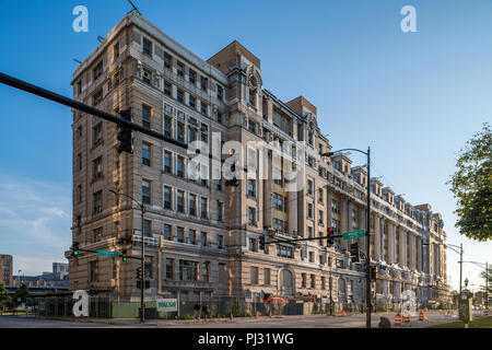 Cook County Hospital durante i lavori di ristrutturazione Foto Stock