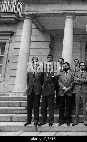 Il PRIMER GOBIERNO SOCIALISTA DE LA HISTORIA DE ESPAÑA, 1982. Posizione: PALACIO DE LA Moncloa di Madrid. Foto Stock