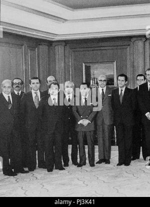 Il PRIMER Gobierno de Adolfo SUAREZ, 5 de julio de 1976. Foto Stock