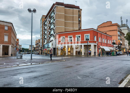 Piazza del Popolo a Latina, Lazio, Italia Foto Stock