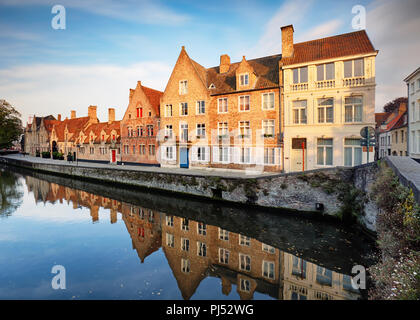 Bruges a giorno, Belgio Città storica Foto Stock