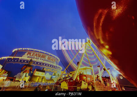 Pleasure Beach, Great Yarmouth, Norfolk, Inghilterra, Regno Unito Foto Stock