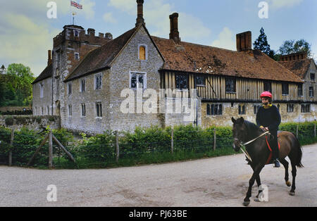 Ightham Mote, Kent, England, Regno Unito Foto Stock