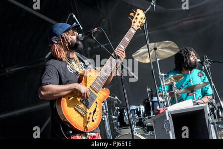 Bestival 2018 - Giorno 3 - spettacoli con: Thundercat dove: Lulworth, Regno Unito quando: 04 Ago 2018 Credit: WENN.com Foto Stock