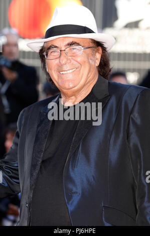 Al Bano Carrisi che frequentano il 'Vox Lux' premiere al settantacinquesimo Venice International Film Festival presso il Palazzo del Cinema su Settembre 04, 20189 Venezia, Italia. Foto Stock