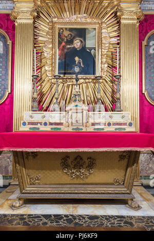 Le camere del San Stanislao Kostka, Chiesa di Sant'Andrea al Quirinale (1670), Sant'Andrea al Quirinale, Quirinale, Roma, lazio, Italy Foto Stock