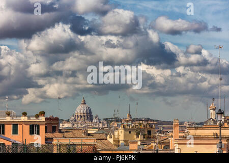 Paesaggio urbano dal Quirinale, Roma, lazio, Italy Foto Stock
