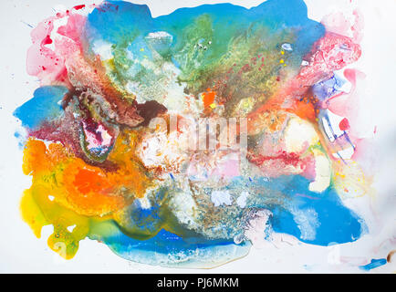 La pittura come sfondo. Foto Stock