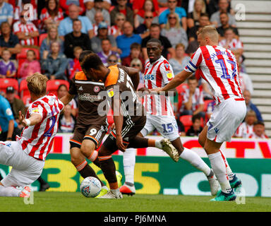 Stoke City v Brentford FC Foto Stock