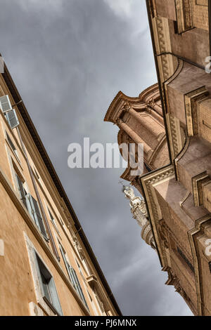 Basilica di Sant'Andrea delle Fratte (1602), Francesco Borromini, Roma, lazio, Italy Foto Stock