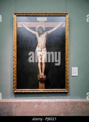 Velázquez. Cristo Crucificado. Museo del Prado. Madrid. España Foto Stock