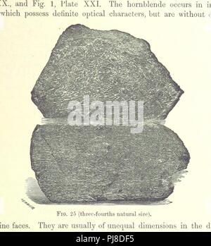 Immagine dalla pagina 213 del "British petrografia con speciale riferimento alle rocce ignee. Con ... le piastre. (Glossario dei termini utilizzati nel descrivere le rocce da F. H. berlina.)" . Foto Stock