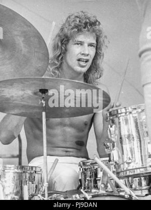 Bill bruford, King Crimson, 70s Foto Stock