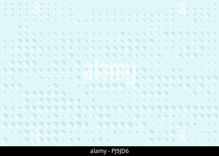 Abstract accidentato texture di superficie di gradiente blu pallido punti rotondi. Foto Stock