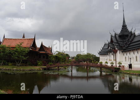 Antica città vicino a Bangkok Foto Stock