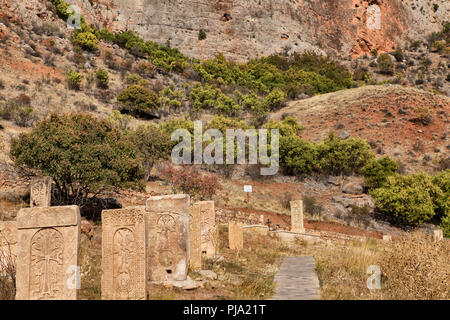 Monastero di Noravank, Vayots Dzor provincia, Armenia Foto Stock