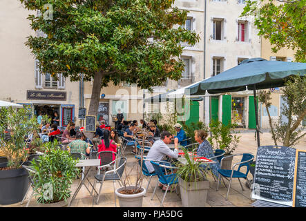 Il ristorante Le Panier Marseillais su Rue du Petit Puits, Le Panier district, Marsiglia, Provence-Alpes-Côte d'Azur, in Francia Foto Stock