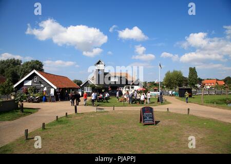 Il Meare a Thorpeness Suffolk REGNO UNITO ESTATE 2018 Foto Stock