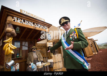 La Micro Nation of Molossia in Nevada, USA. Foto Stock
