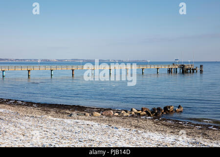 Costa di Haffkrug, Scharbeutz, Lubecca Bay, Schleswig-Holstein, Germania, Europa Foto Stock