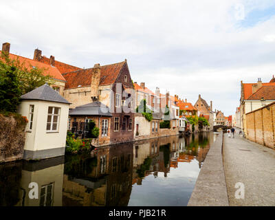 Gouden-Handrei canal - Bruges, Belgio Foto Stock