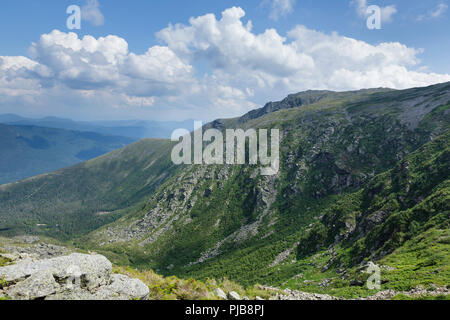 Tuckerman burrone sul monte Washington in Sargent l'acquisto, New Hampshire USA durante i mesi estivi. Parte del White Mountains, Mount Washington Foto Stock