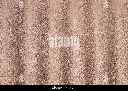 Altamente dettagliate texture di beige panno di velluto con snakeskin pattern. Foto Stock