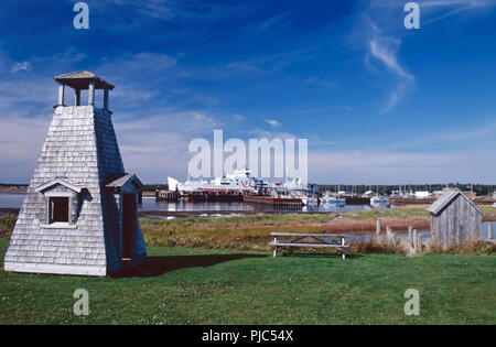 Traghetto di Terranova a Isola di boschi parco provinciale,Prince Edward Island,Canada Foto Stock